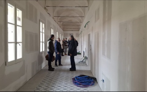 Il restauro dell’ex asilo-orfanotrofio di via Polidoro Caldara è quasi completato