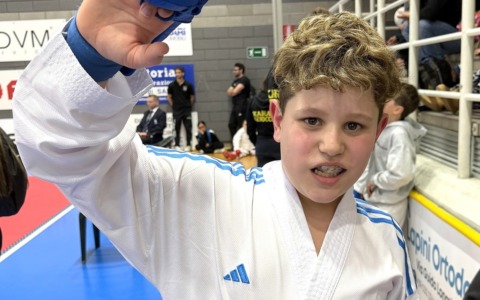 Successo di Steven Gambino al Trofeo Bresciano di Karate