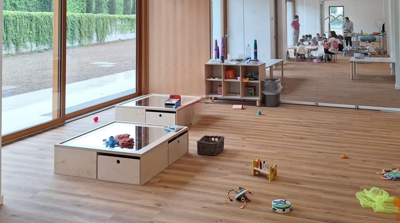 Inaugurato il nuovo asilo nido a Caravaggio con i primi 40 bambini