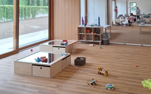 Inaugurato il nuovo asilo nido a Caravaggio con i primi 40 bambini