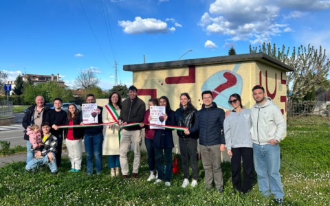 Inaugurato un murales per la quinta edizione di “Ciserano Decanta”