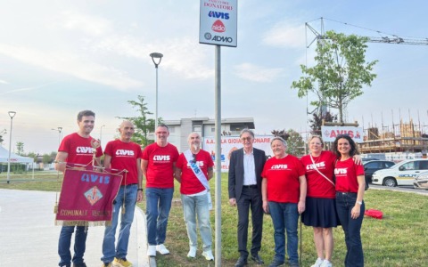 Inaugurazione del Parco del Donatore per i 60 anni dell’Avis Verdellino-Zingonia