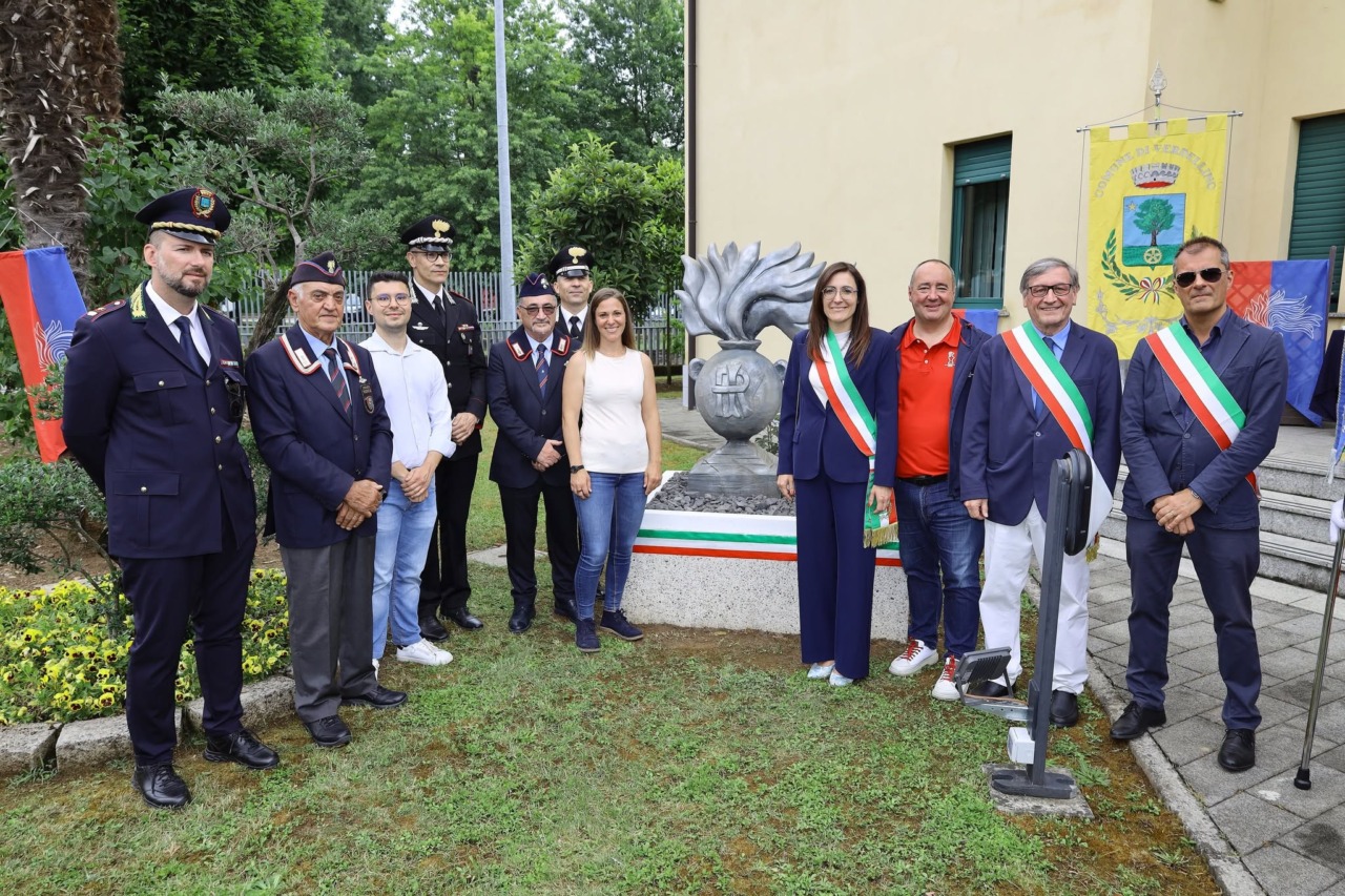 Inaugurato il monumento dedicato ai carabinieri a Zingonia
