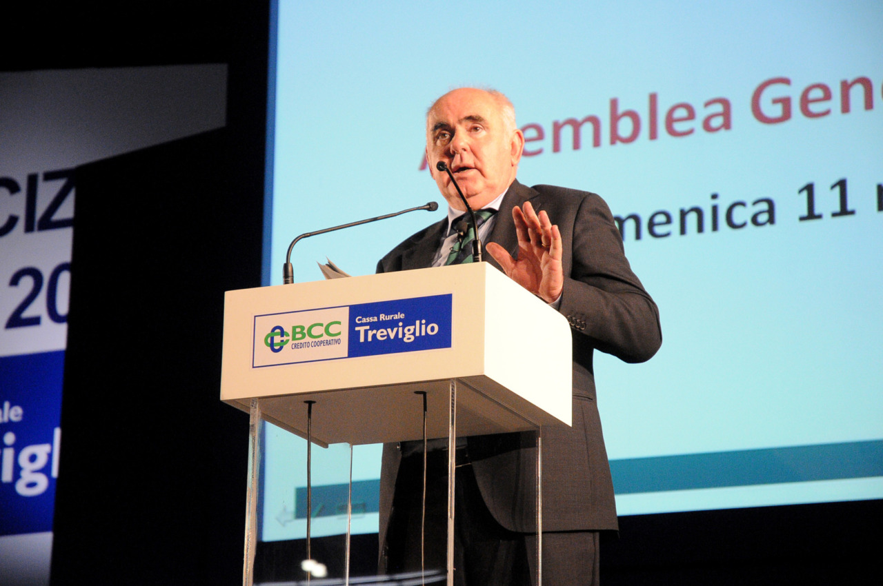 Intitolazione dell’auditorium Bcc a Gianfranco Bonacina
