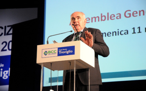 Intitolazione dell’auditorium Bcc a Gianfranco Bonacina