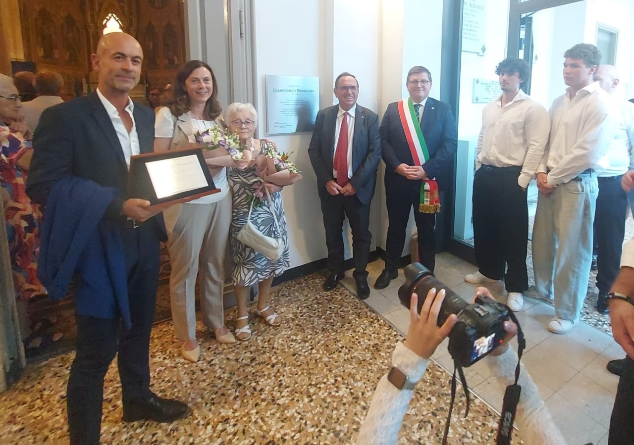Intitolazione dell’auditorium Bcc Carate Treviglio a Gianfranco Bonacina